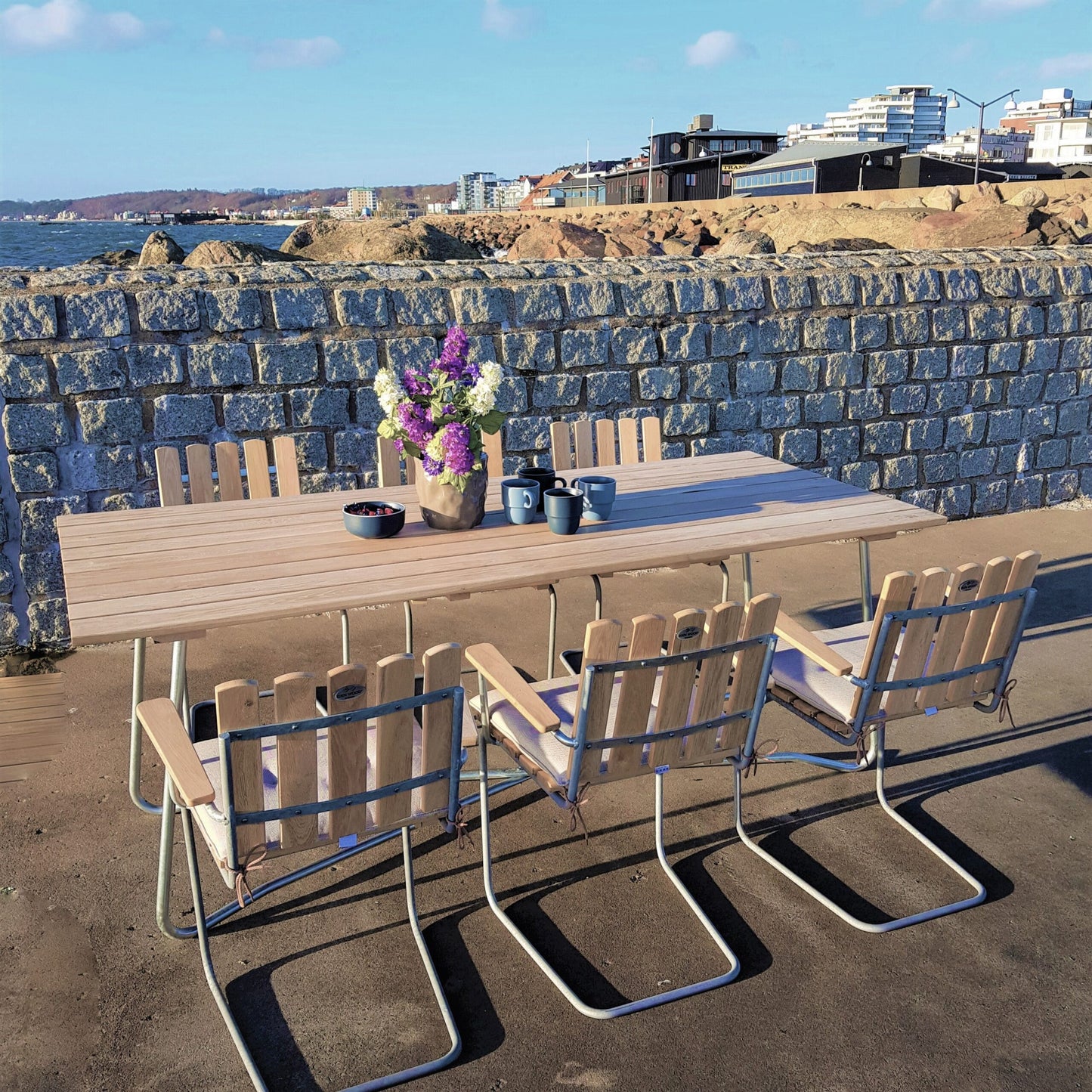 Matgrupp Amanda 90×200 teak Eden Wood