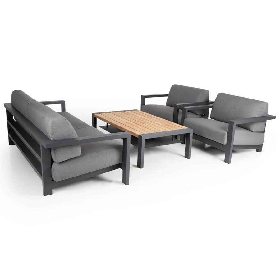 Amesdale soffgrupp teak/antracit