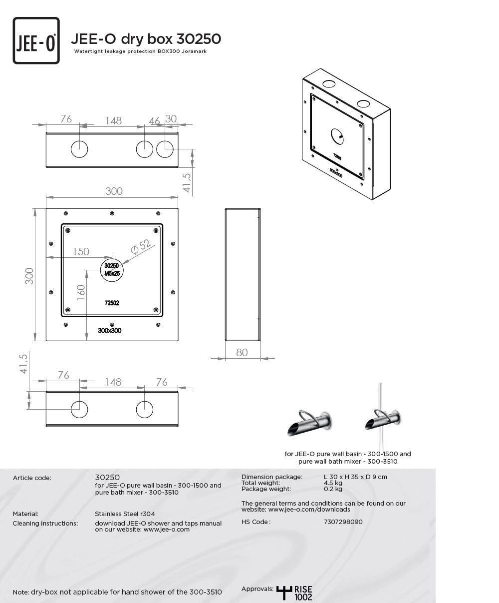 Joramark BOX 300 För JEE-O Pure Wall