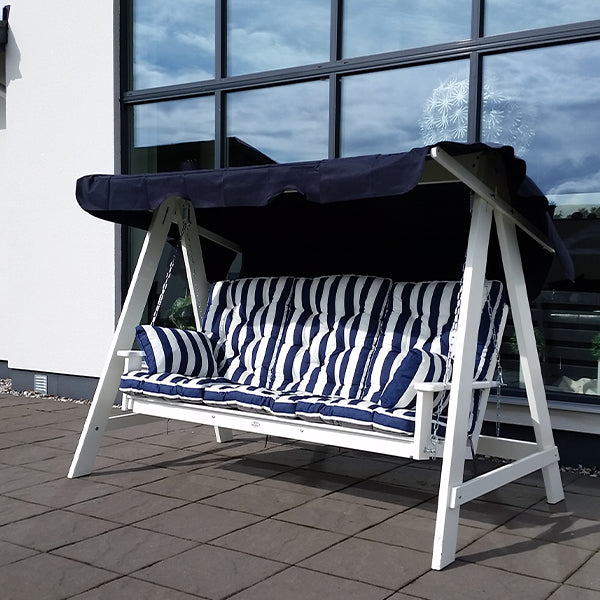 Hammock Eden Wood Mellby 3-sits, vitmålad