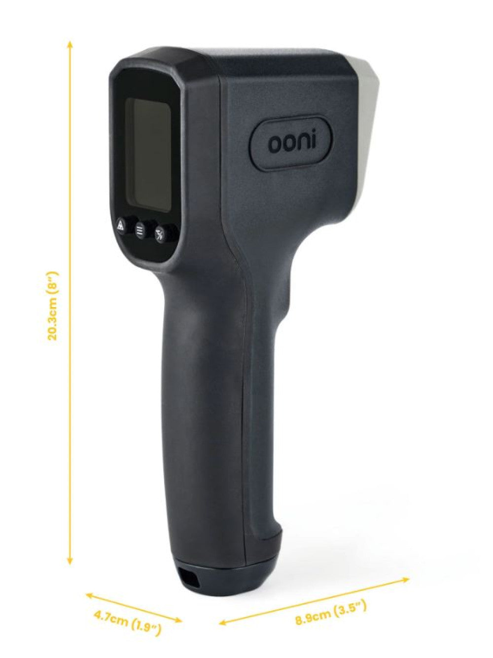 Ooni Infrared termometer dimensioner mått