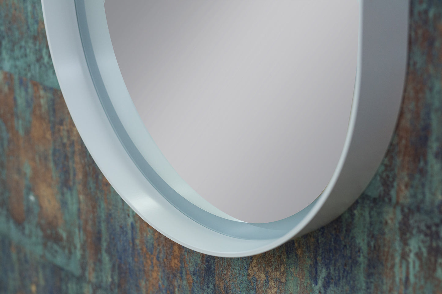 Vidi badrumsspegel Maja vit