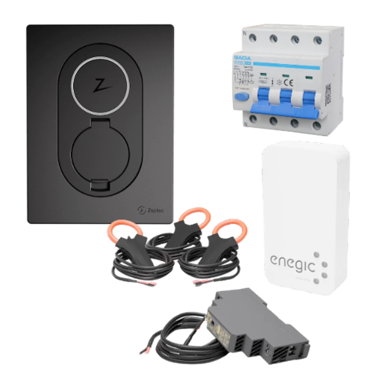 Zaptec Go + PSA + Lastbalansering