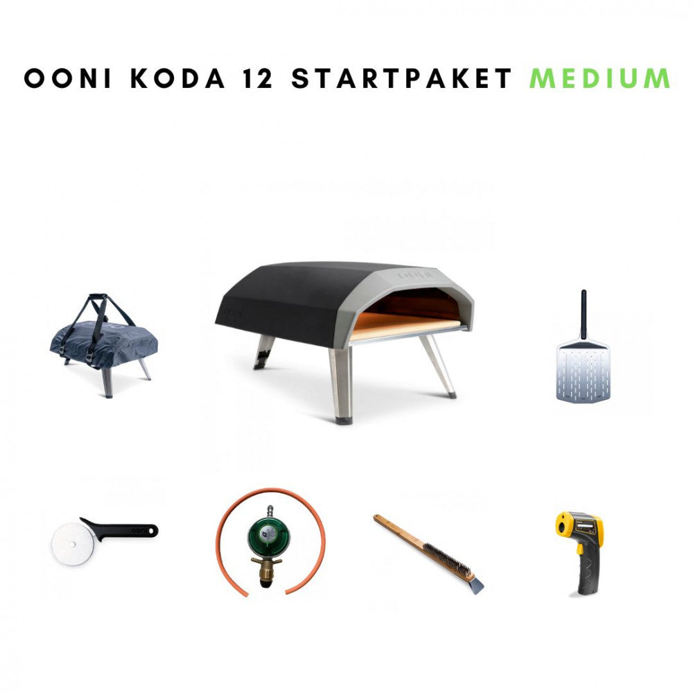 Ooni Koda 12 startpaket medium (gasol)
