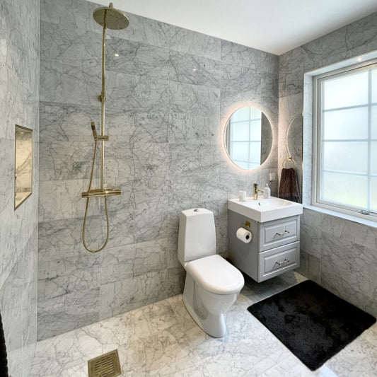 marmor Bianco Carrara inspo modernahuset.se