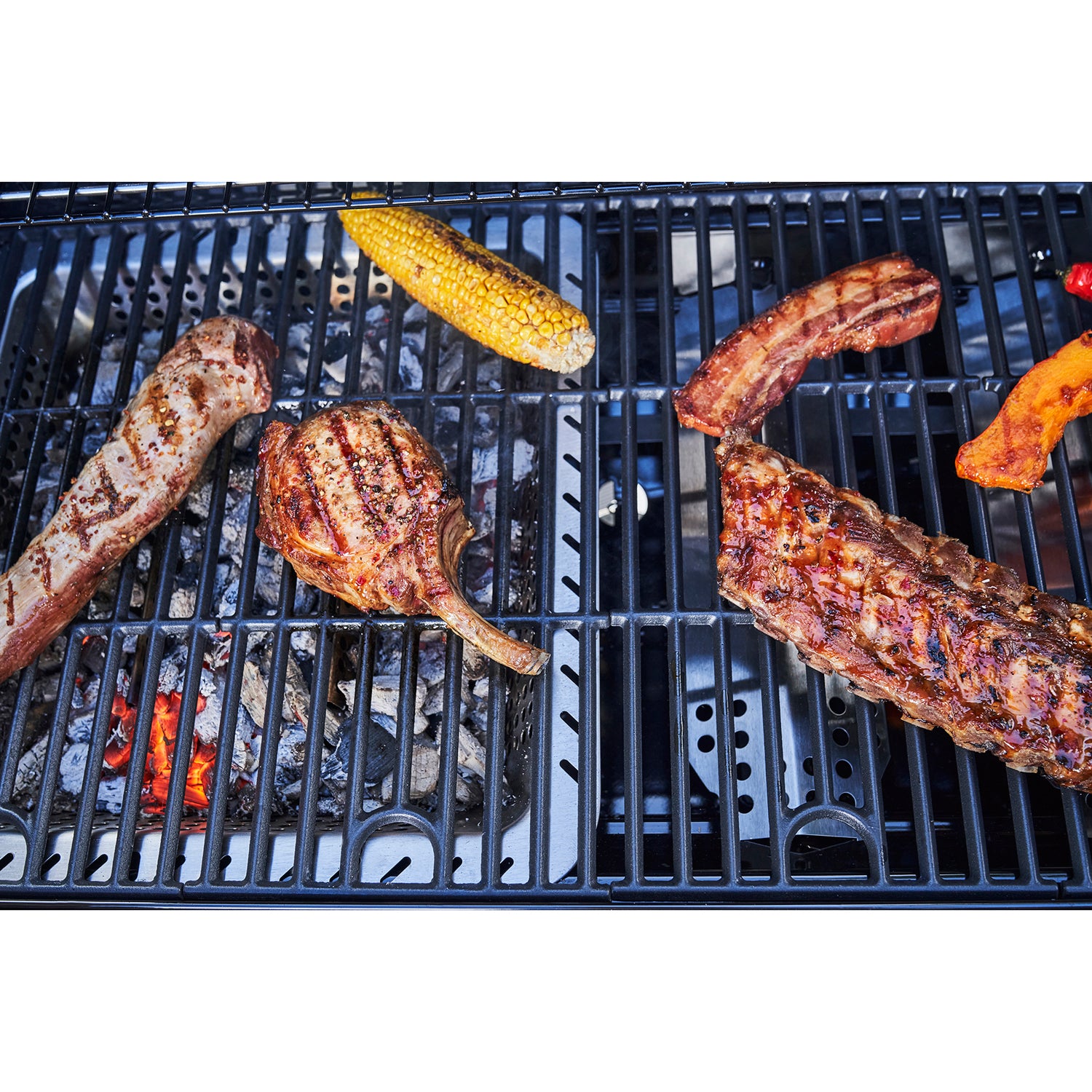 Char-Broil Gas2Coal® 440 Hybridgrill gjutjärnsgaller