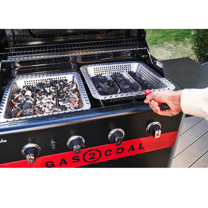 CHAR-BROIL Hybridgrill Gas2Coal 2.0 4+1 Brännare