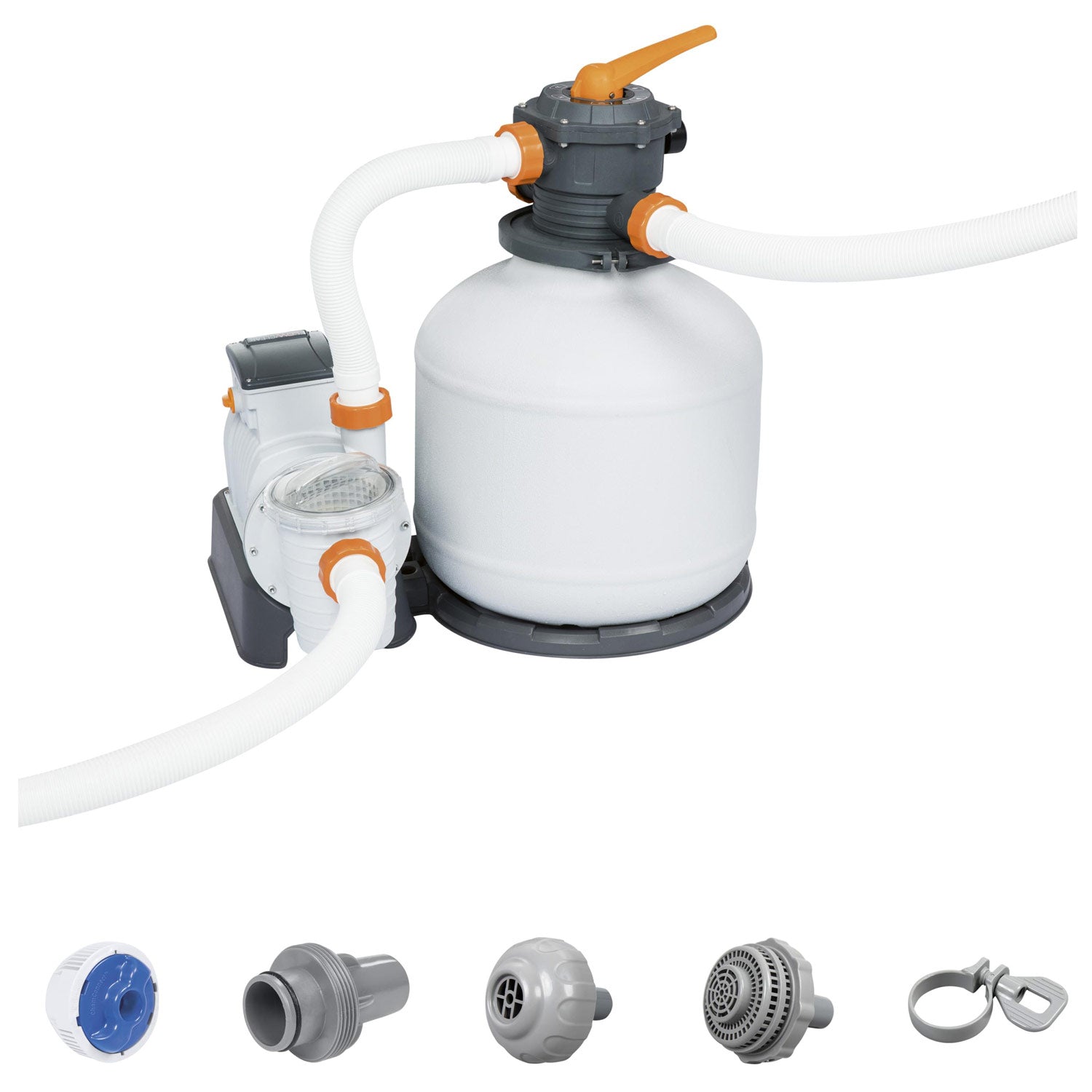 Bestway Flowclear Sandfilterpump 11 355 L/h – Kraftfull och effektiv rengöring för din pool