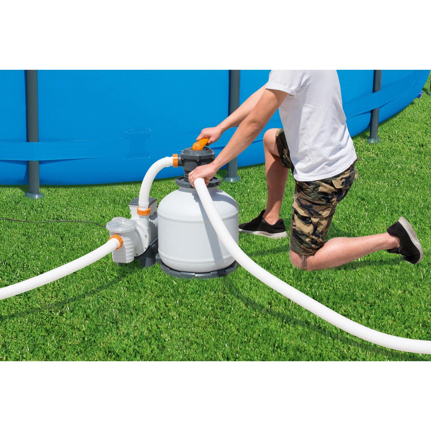Bestway Flowclear Sandfilterpump 11 355 L inspo modernahuset.se