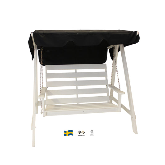 Hammock Eden Wood Mellby 2-sits, vitmålad