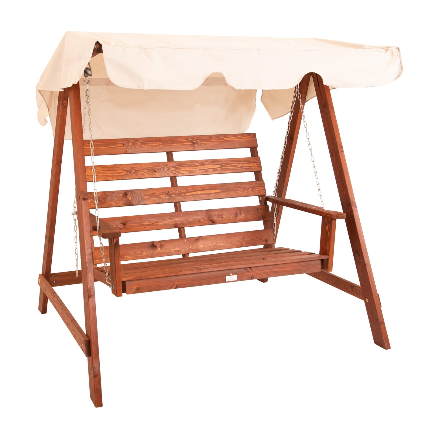 Hammock Eden Wood Mellby 2 sits, brunlaserad