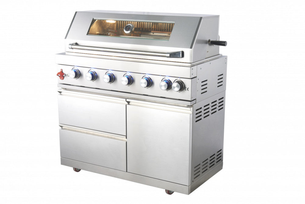Omberg Borghamn premium gasolgrill 6 brännare utan sidobord