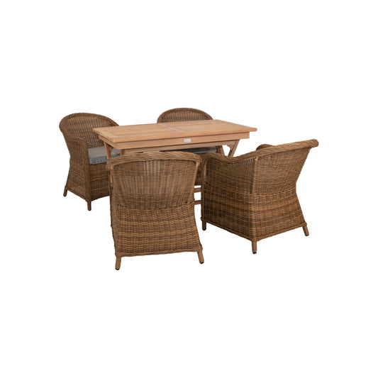 Matgrupp Rimini 70×120 cm teak bord