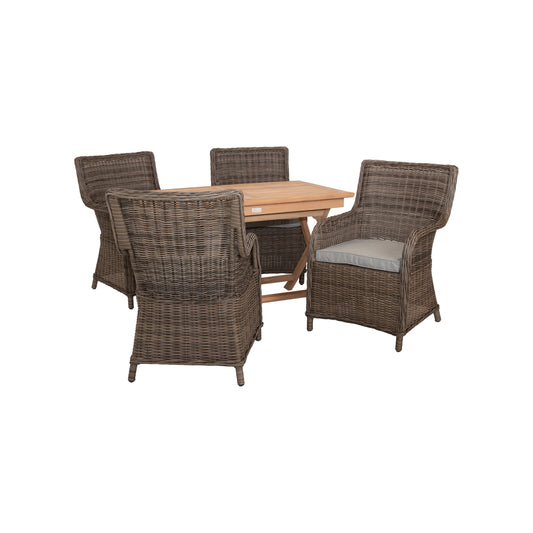 Matgrupp Verona 70×120 cm teak bord