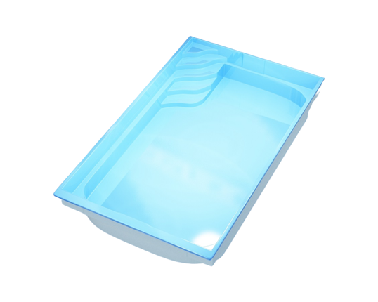 Poolpaket Glasfiberpool - 6x3,2m - Aspö