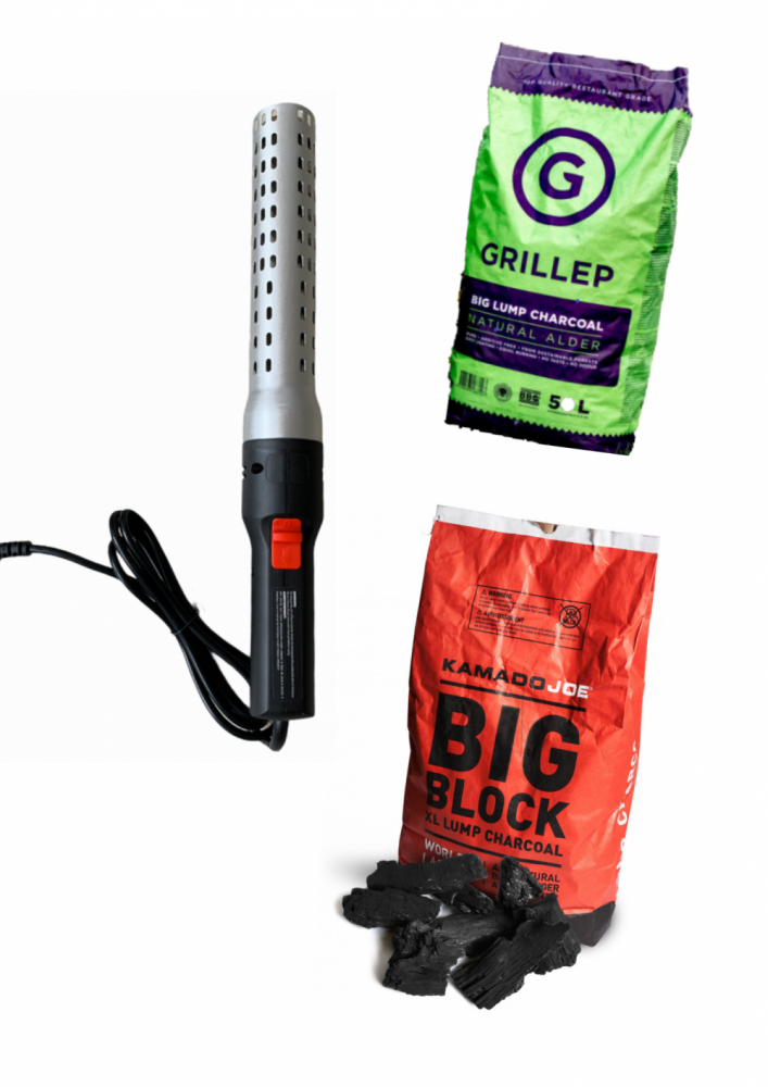 Grillkungens Kolpaket – premium startkit för äkta BBQ