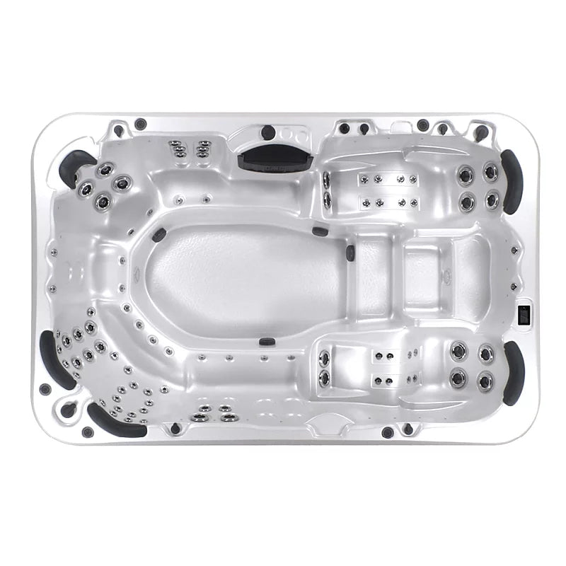 Swebad Utespa Palladium Sterling White 9-10 personer 92 jets inkl.termolock