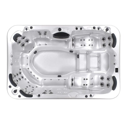 Swebad Utespa Palladium Sterling White 9-10 personer 92 jets inkl.termolock