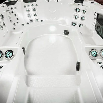 Swebad Utespa Palladium Sterling White 9-10 personer 92 jets inkl.termolock