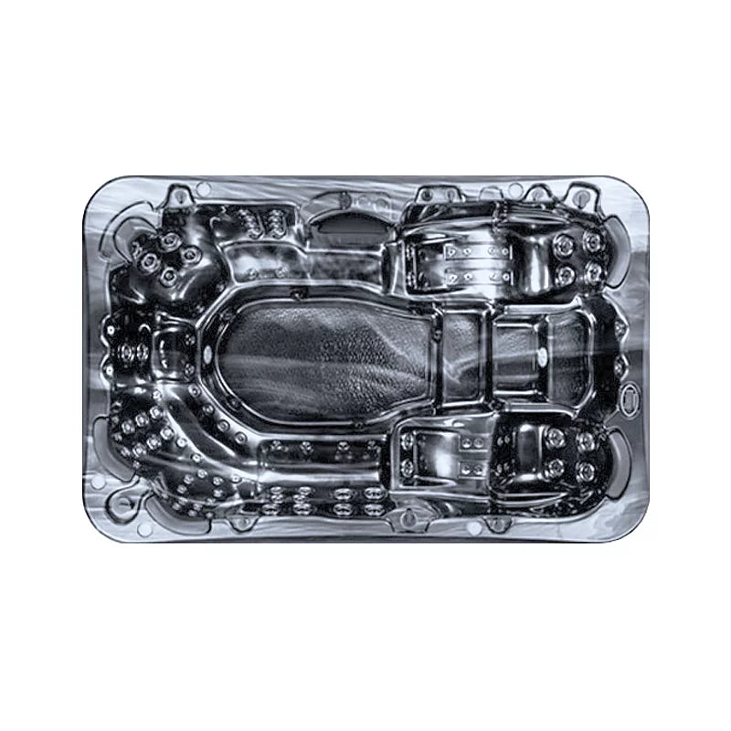 Swebad Utespa Palladium Pearl Shadow 9-10 personer 92 jets inkl.termolock